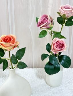 Single Head Elsa Rose Stem ( head: 8.5cm)